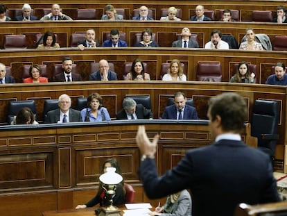 Sesión de control al Gobierno en el Pleno del Congreso de los Diputados.