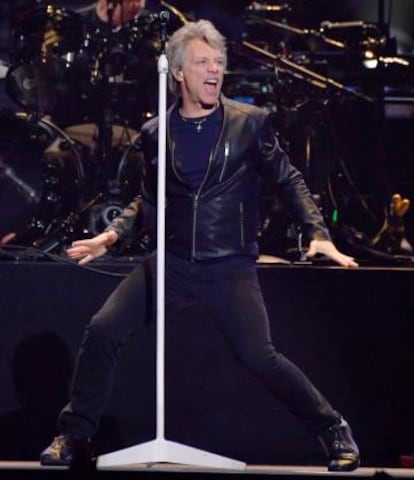 Jon Bon Jovi, durante una actuación.
