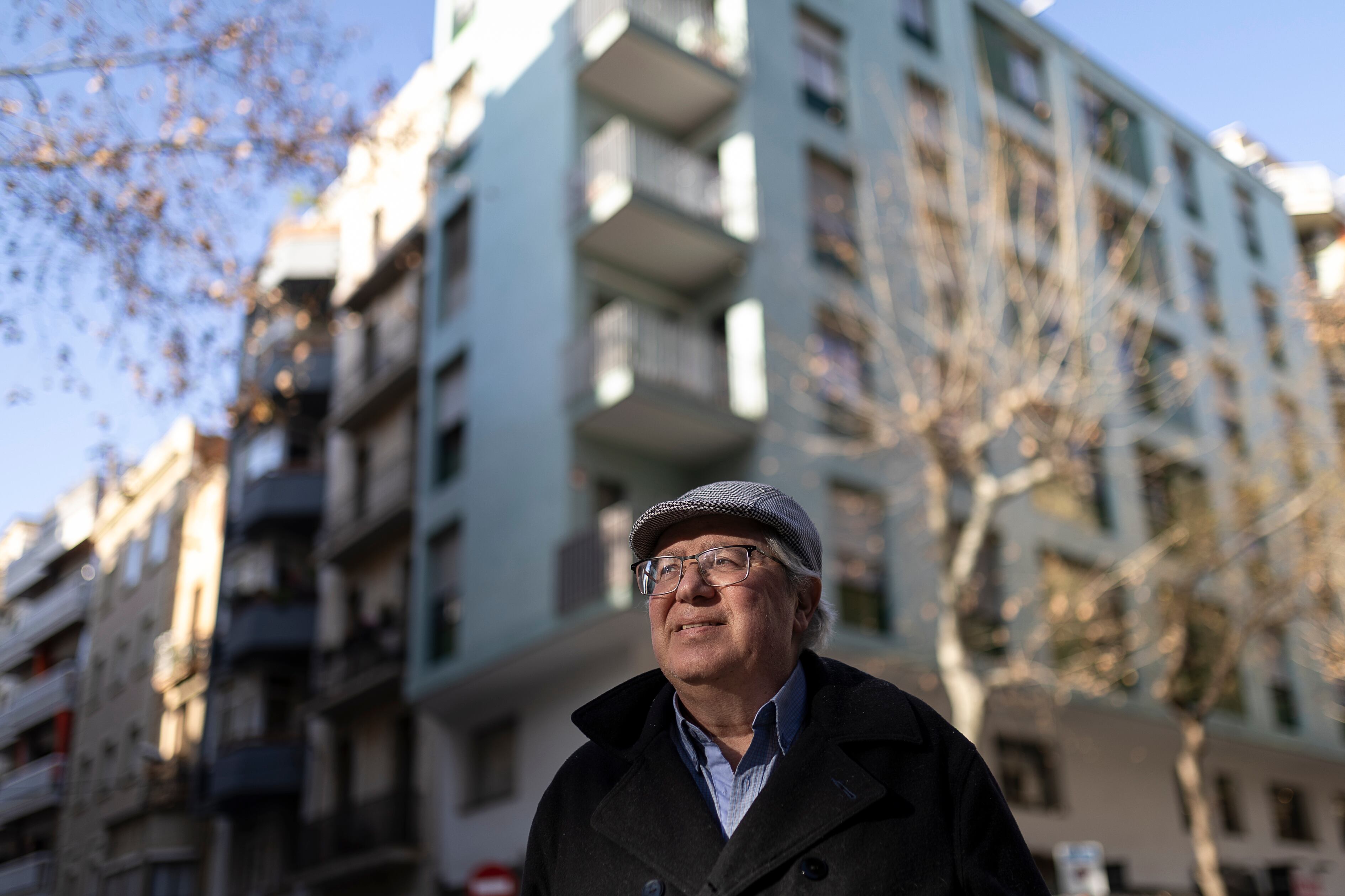 Josep Maria Jordà, propietario de tres pisos de alquiler en la zona alta de Barcelona.