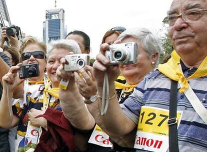 Participantes del PHotoMaratón del año pasado, organizado por PHotoEspaña.