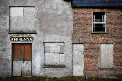 Tienda abandonada en Mulla, Irlanda.