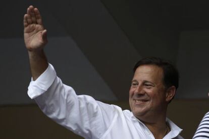 O presidente eleito do Panamá Juan Carlos Varela.