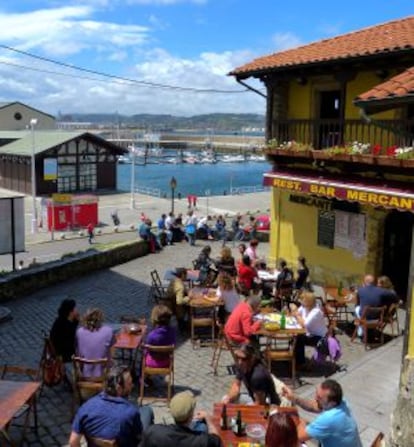 Restaurante con vistas en lal cuesta del Cholo de Gijón.