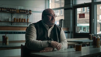 Una víctima de los atentados en la serie de Netflix 'Atentado en Londres: En busca de los terroristas del 7J'.