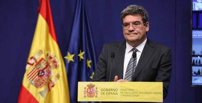 El ministro de Inclusión, Seguridad Social y Migraciones, José Luis Escrivá.