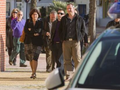 La alcaldesa de Manilva, Antonia Mu&ntilde;oz, entrando en los juzgados de Estepona en 2011.