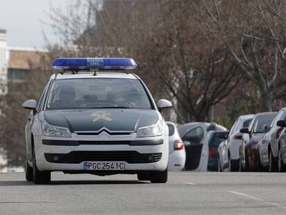 Un coche de la Guardia Civil. 