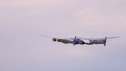 Imagen de archivo de la aeronave de Virgin Galactic.