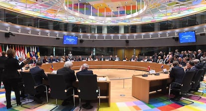 Reunión de los ministros de Asuntos Exteriores y Defensa de 23 países de la Unión Europea.
