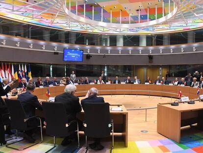 Reuni&oacute;n de los ministros de Asuntos Exteriores y Defensa de 23 pa&iacute;ses de la Uni&oacute;n Europea.