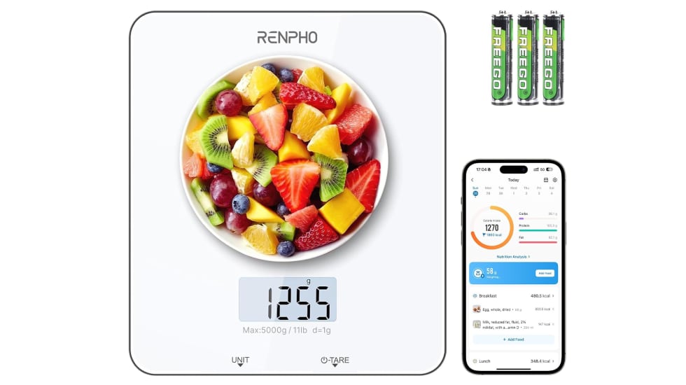 Báscula de cocina digital de la marca Renpho.