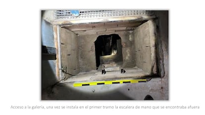 Registros de la nave industrial número 09 del polígono Alborán del Tarajal en Ceuta.