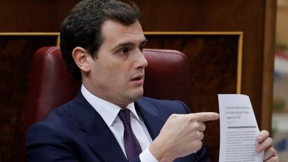 El líder de Ciudadanos, Albert Rivera.