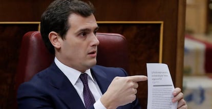 El líder de Ciudadanos, Albert Rivera.