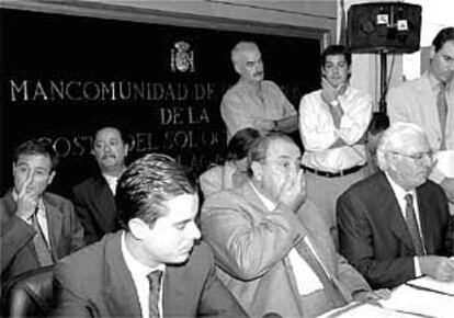 Jesús Gil, el 15 de septiembre de 1999, cuando perdió la presidencia de la Mancomunidad.