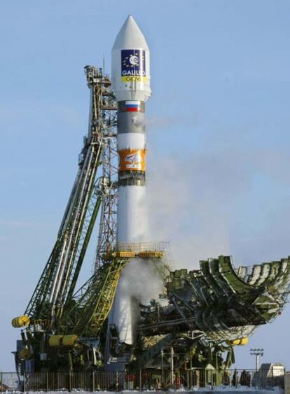 Lanzamiento del Giove-A desde Baikonur en diciembre de 2005