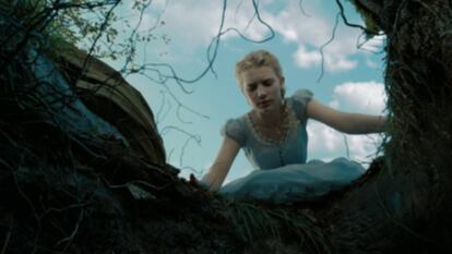 Fotograma de 'Alicia en el país de las maravillas', de Tim Burton.