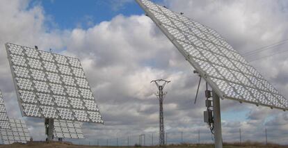 Planta fotovoltaica en Puertollano (Ciudad Real).