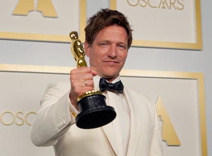 Thomas Vinterberg, con su galardón.