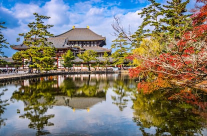 El templo Todaji en el parque de Nara.