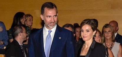 Los Reyes en los Premios Princesa de Girona de 2015.