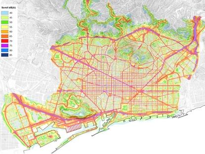 Contaminacion acustica Barcelona