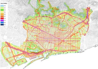 Contaminacion acustica Barcelona