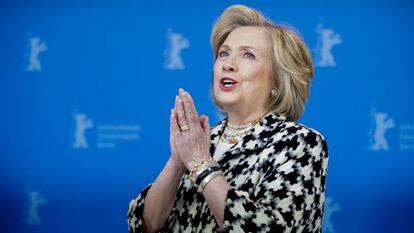 Hillary Clinton nesta terça-feira no Festival de Berlim.