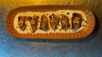 El sashimi de bonítol de Les Nenes, a Canet de Mar.
