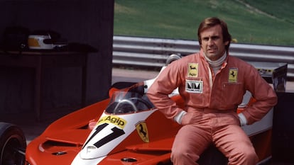 Carlos Reutemann, durante su paso por Ferrari. El piloto argentino corrió en la Fórmula 1 entre 1972 y 1982 y fue subcampeón en 1981.