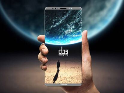 Concepto del Samsung Galaxy Note 8