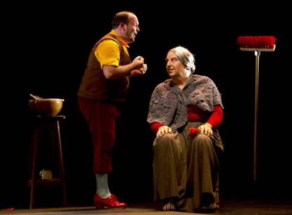 El cantaor Fran Espinosa y Patrice Thibaud,