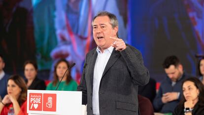 El secretario general del PSOE-A, Juan Espadas.