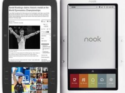 Nook, el libro electrónico de Barnes & Noble