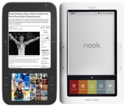 Nook, el libro electrónico de Barnes & Noble