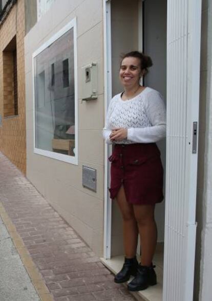 Jennifer Marín, de 30 años, en Zahínos (Badajoz).
