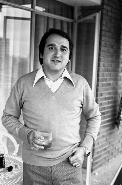 El actor español Fernando Esteso, en Madrid en 1974.