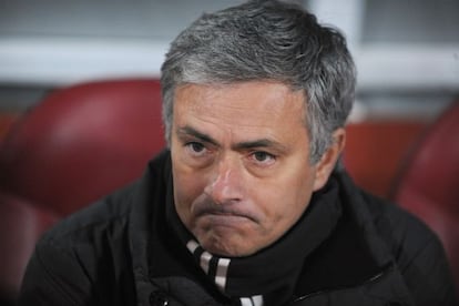 Jose Mourinho, durante el partido ante el Granada