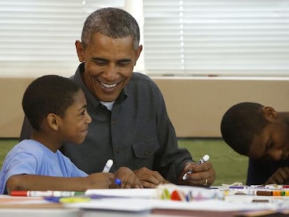 Obama visita um centro infantil em Washington na segunda.