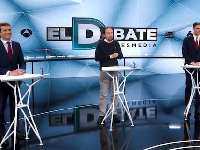 Imagen del debate del pasado martes 23. 