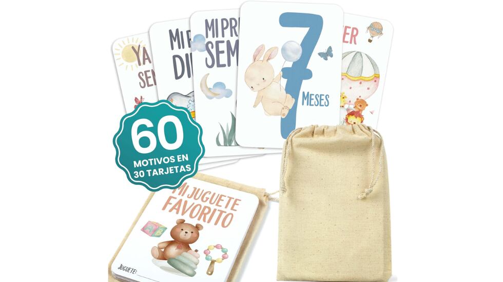 Las tarjetas están impresas en papel de alto gramaje.
