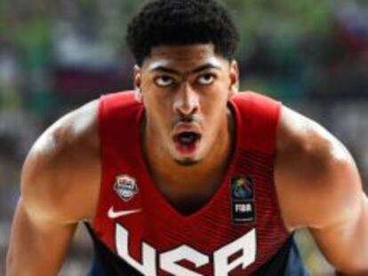 El jugador de la NBA Anthony Davis.