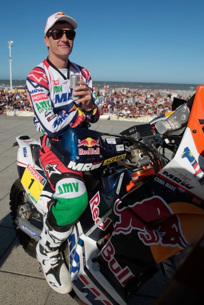 Marc Coma, in Argentina ahead of the Dakar Rally.