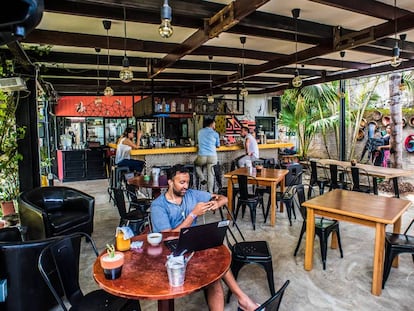 El hostal Selina, situado en el barrio de La California de San José (Costa Rica). 