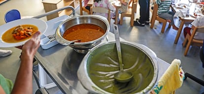 Comedor de una escuela infantil en Madrid.