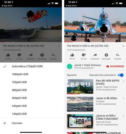 YouTube activa el HDR en los iPhone 11.