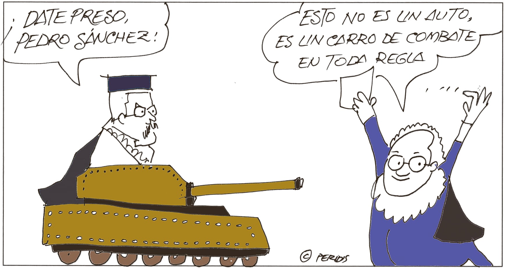 Peridis: Hurtado, carro de combate