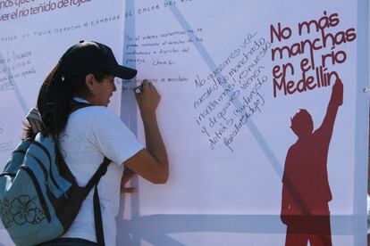 No m&aacute;s manchas en el r&iacute;o Medell&iacute;n, campa&ntilde;a de concienciaci&oacute;n en el Valle de Aburr&aacute;. 