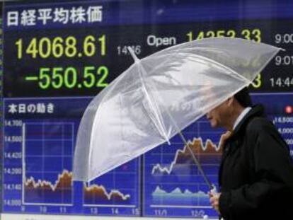 El Nikkei gana un 0,85 por ciento hasta los 14.514,95 puntos. EFE/Archivo