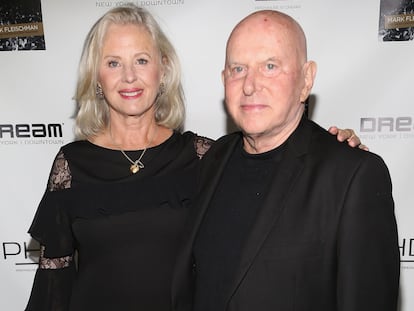 Mark Fleischman and his wife, Mimi, in New York, 2017.